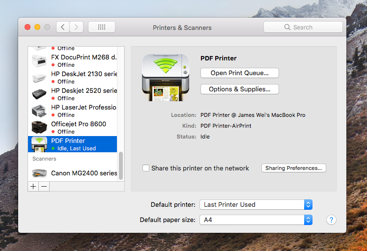 free virtual pdf printer for mac